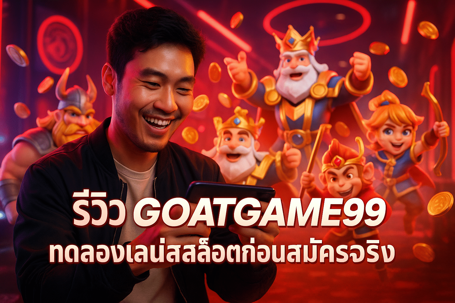 รีวิว GOATGAME99 ทดลองเล่นสล็อตก่อนสมัครจริง