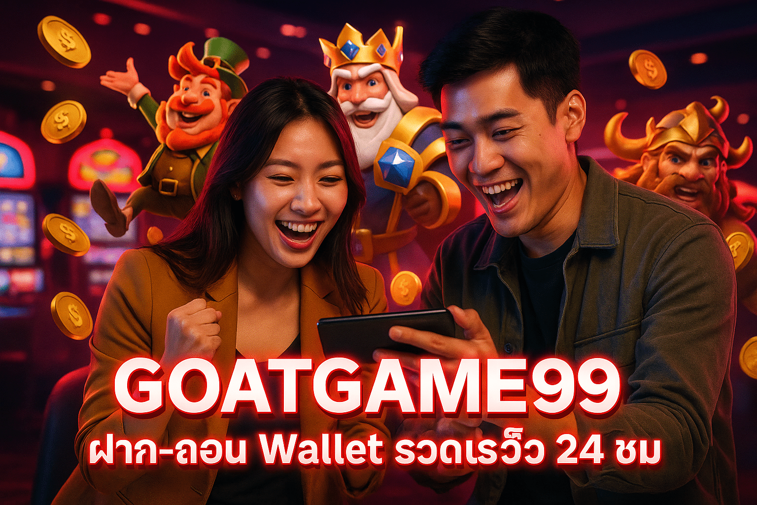 GOATGAME99 ฝาก-ถอน Wallet รวดเร็ว 24 ชม