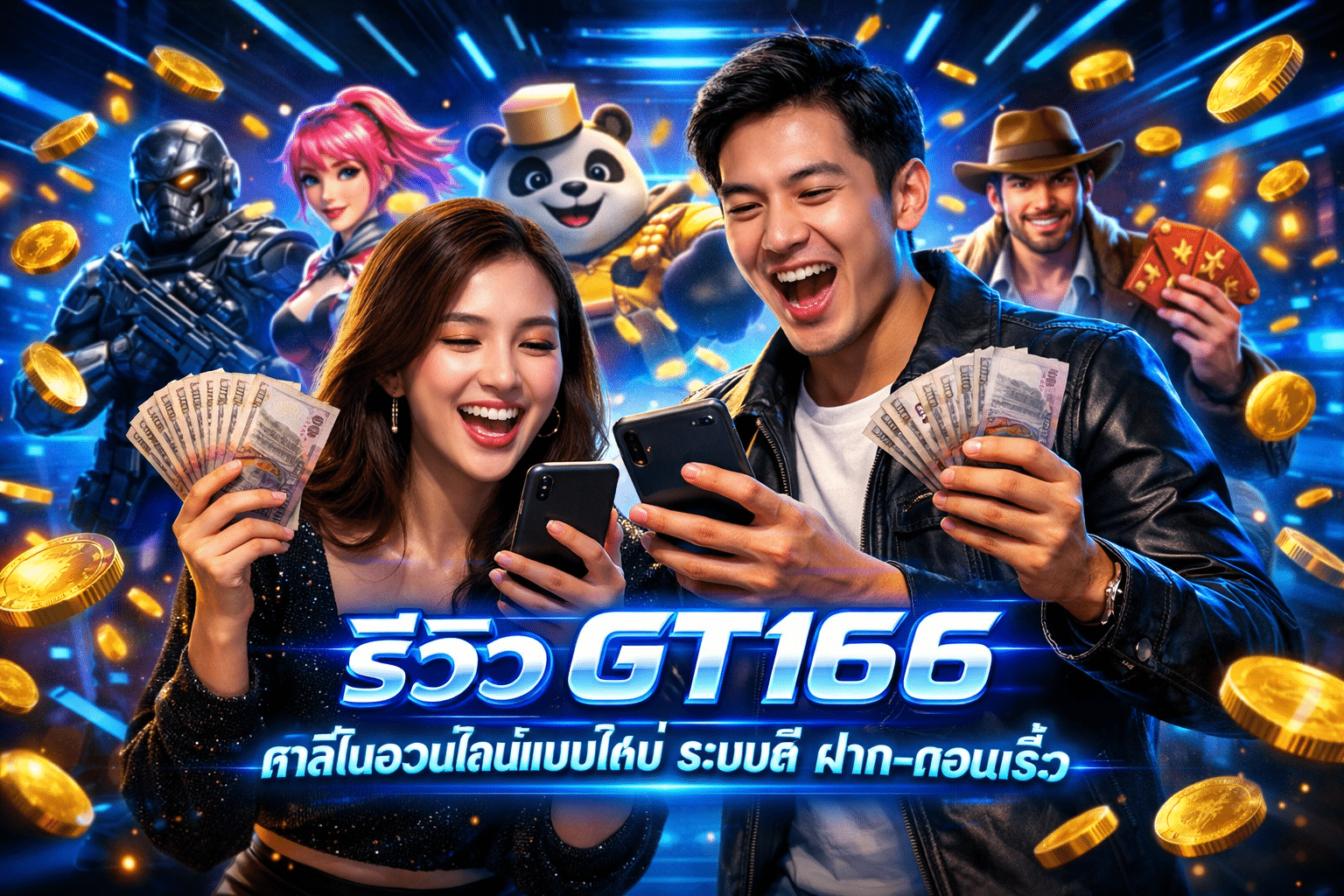 รีวิว GT166 คาสิโนออนไลน์แบบใหม่ ระบบดี ฝาก-ถอนเร็ว